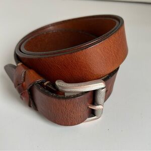 Post & Co vintage Genuine Leather Belt Men’s Size 38/95 Cognac Made in Italy